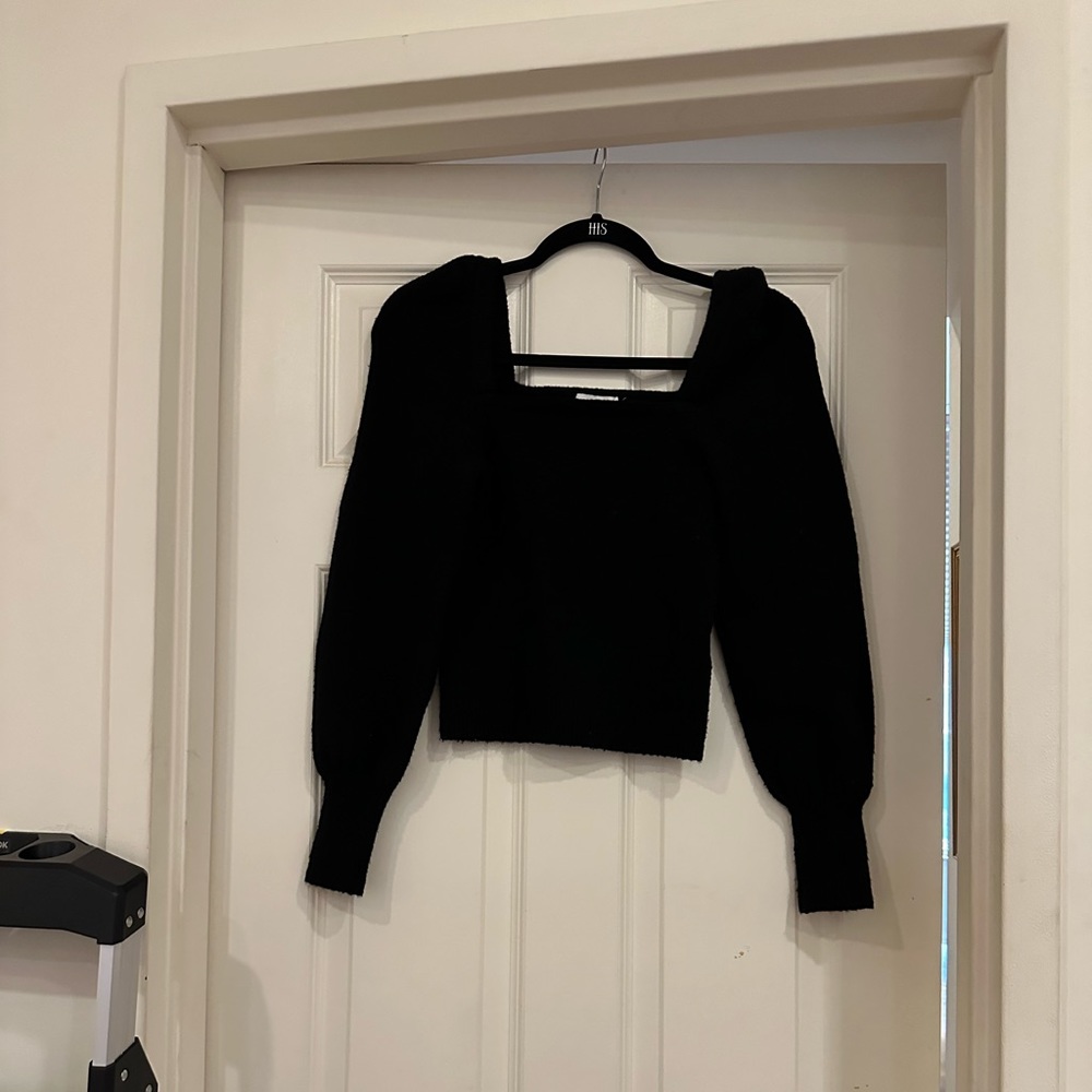 H&M Black Sweater Top
